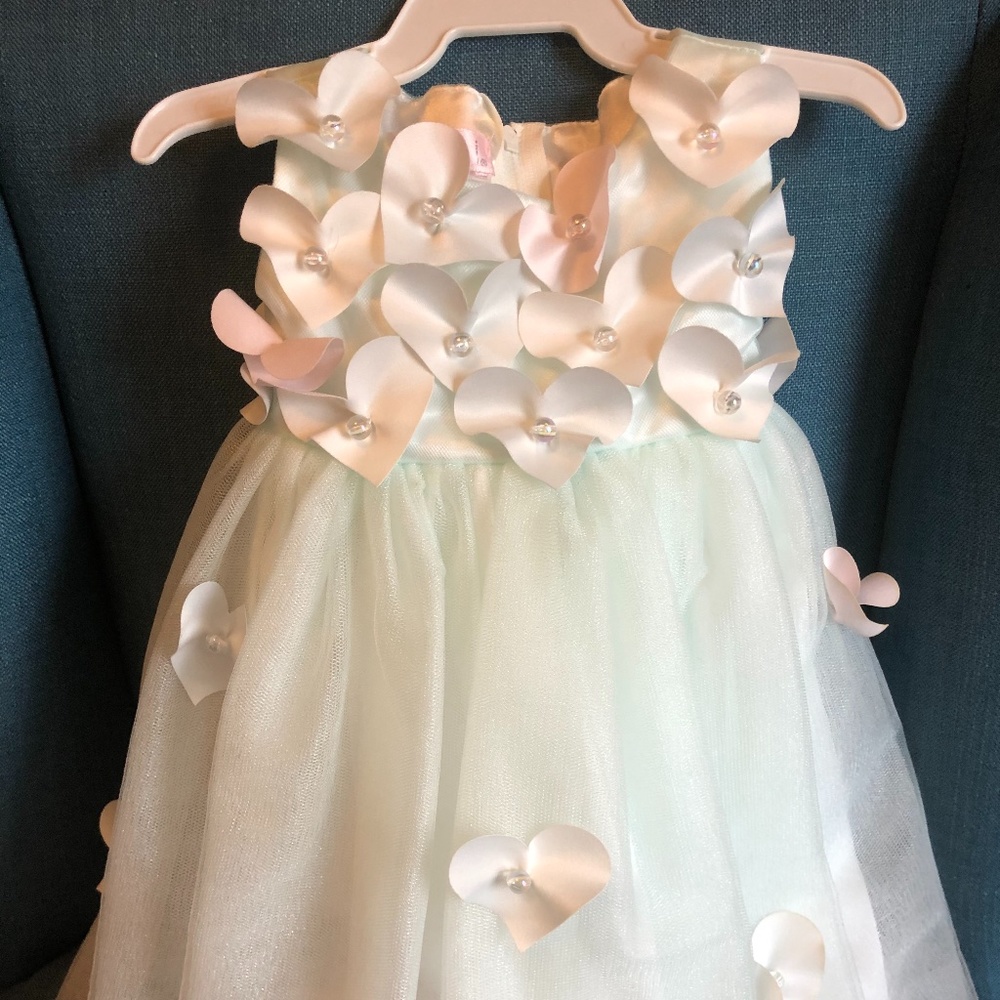 9M Girl Dress Mint green
